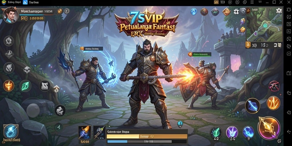 Tampilan menawan dari gameplay 7SVIP yang mendebarkan.