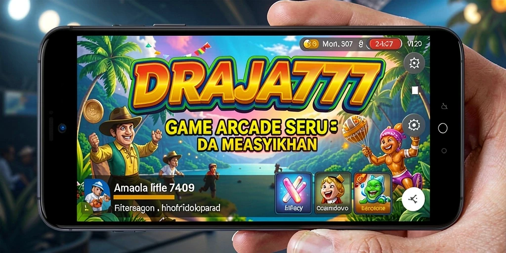 Tangkapan layar DRAJA777 menampilkan permainan Arcade yang menegangkan.