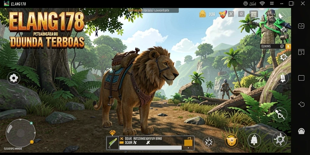 Tampilan gameplay yang menakjubkan di dunia terbuka ELANG178.