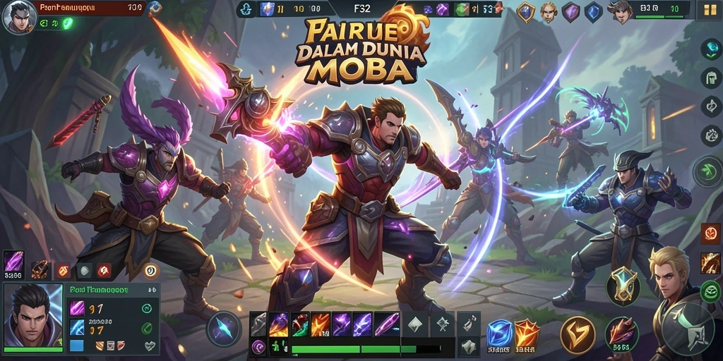 Gameplay seru dalam F32 yang menampilkan pertempuran tim.