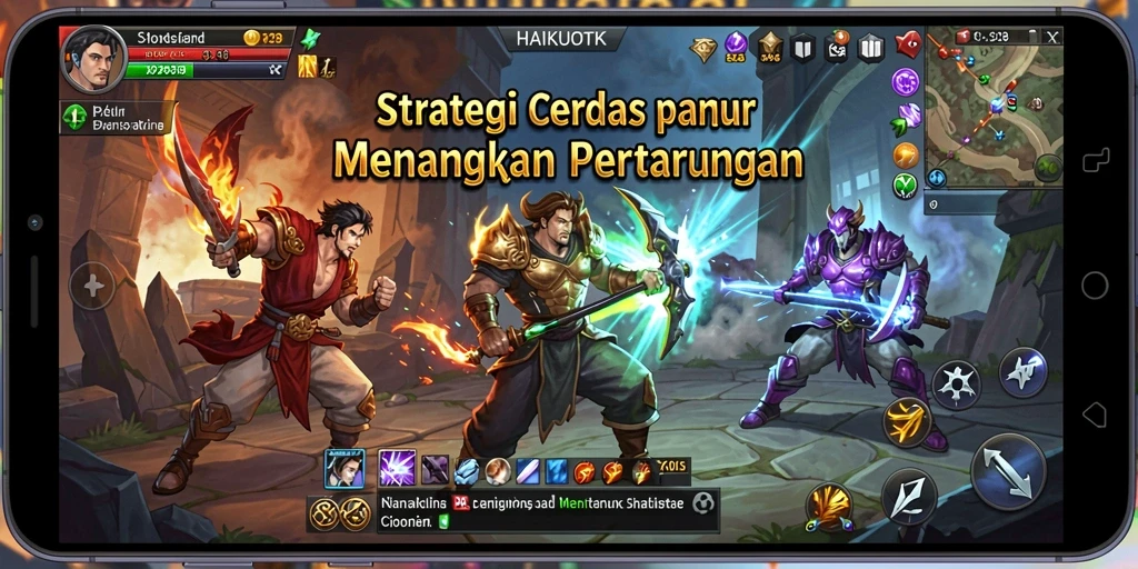 Gameplay menarik HAIKUOTK yang penuh strategi.