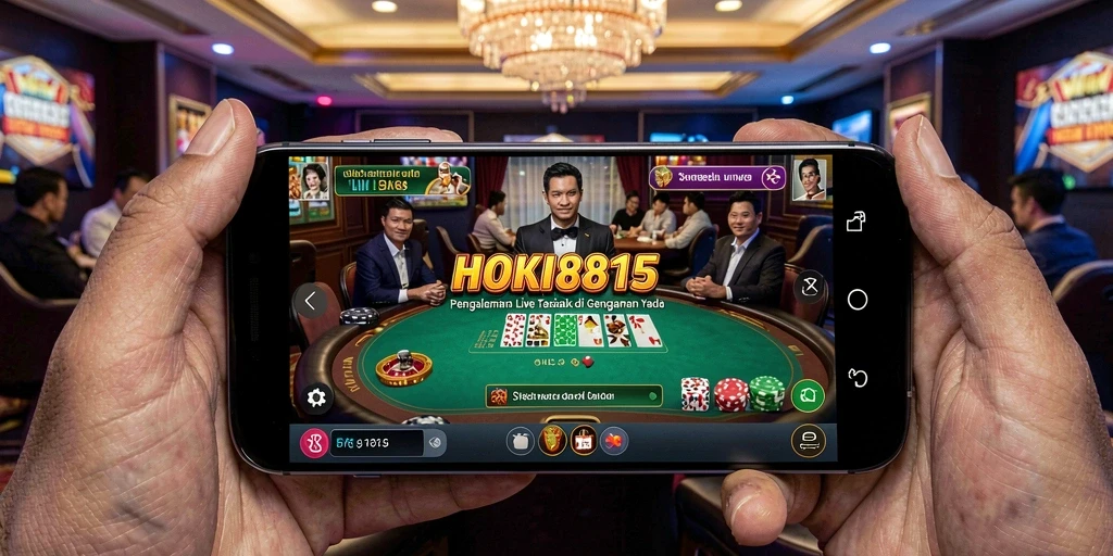 Gameplay HOKI8815 yang mendebarkan dengan dealer live.