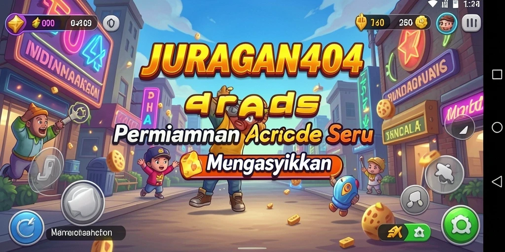 Screenshot gameplay JURAGAN404 menunjukkan aksi seru dalam permainan.