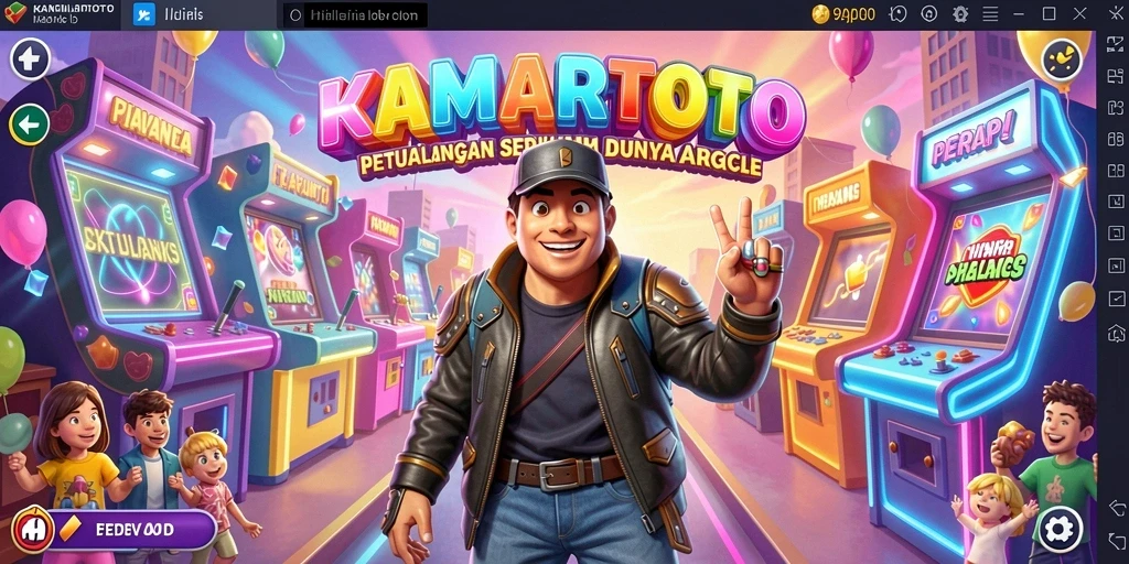 Tangkapan layar gameplay KAMARTOTO dengan aksi seru dan karakter menarik.