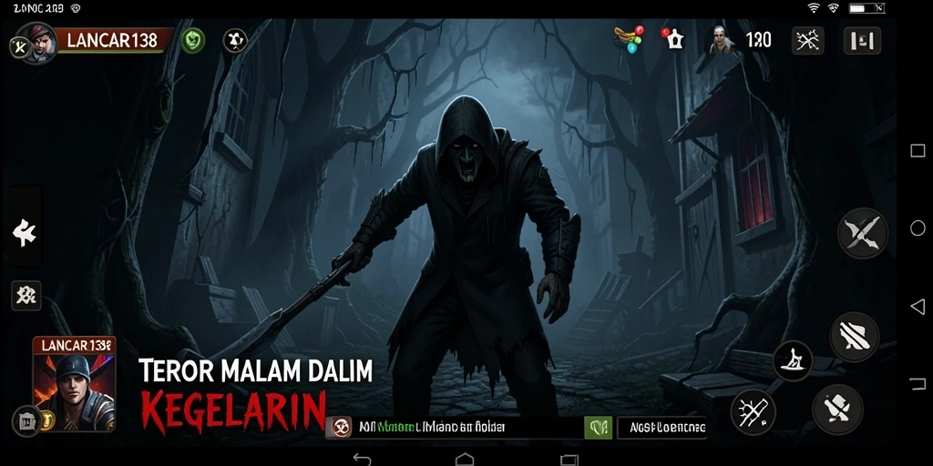 Menampilkan suasana gameplay yang menegangkan dalam LANCAR138.
