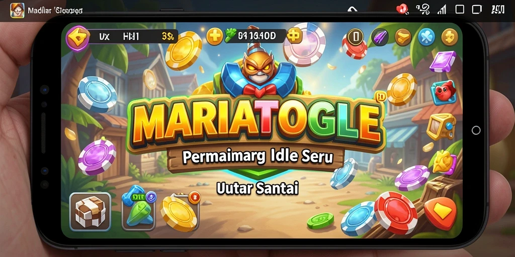 Tampilan screenshot MARIATOGEL yang menampilkan gameplay Idle yang mengasyikkan.