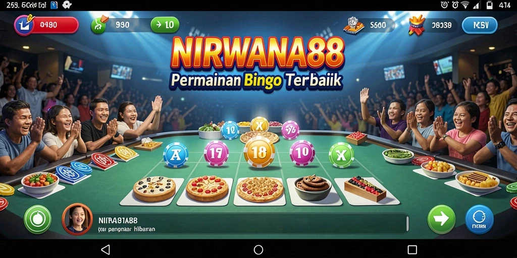 Tampilan gameplay Bingo yang mengasyikkan di NIRWANA88.