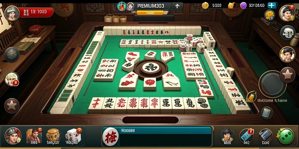 Screenshot utama PREMIUM303 dengan tampilan gameplay Mahjong yang menarik.