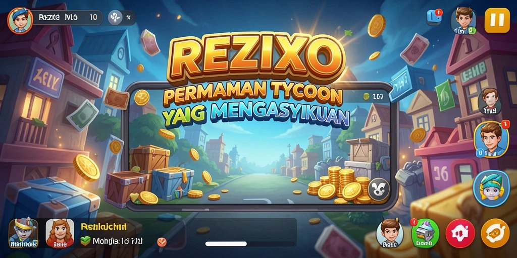 Tampilan gameplay Tycoon yang seru dan menarik.