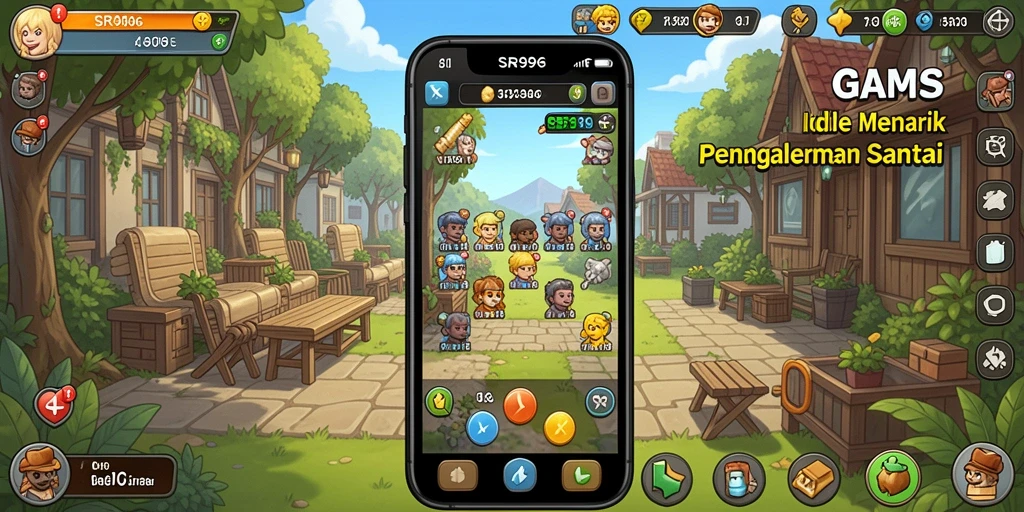 Tampilan gameplay SR996 dengan elemen Idle yang menarik.