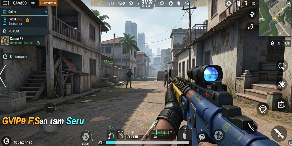 Gameplay seru di SVIP9 dengan pertempuran yang intens.
