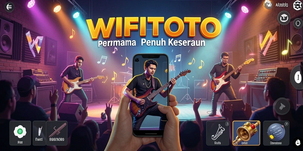 Tampilan gameplay WIFITOTO yang seru dan interaktif untuk pecinta musik.