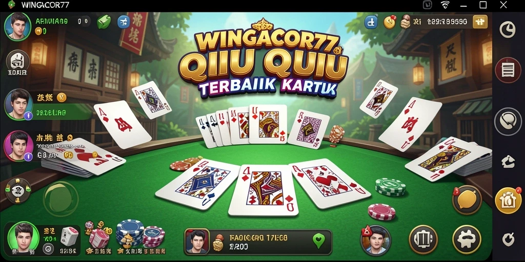 Tampilan gameplay QiuQiu yang seru di WINGACOR77.