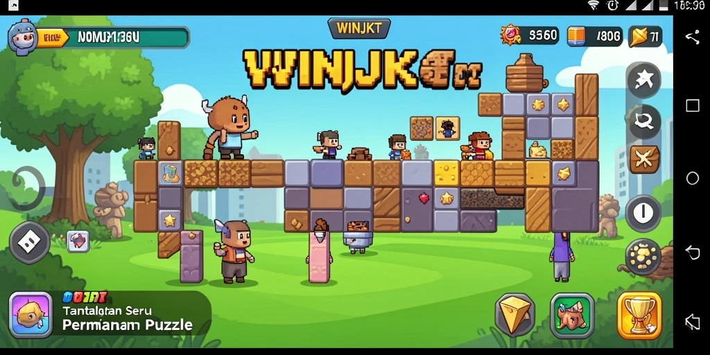 Tampilan gameplay WINJKT yang menarik dan penuh tantangan.